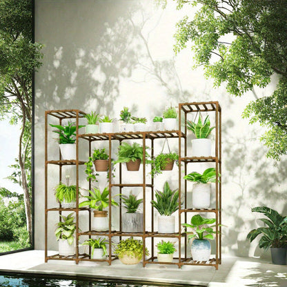 Large Indoor & Outdoor Plant Rack – Multi-Layered High Rack for Potted Plants, Hanging Pots & Tall Plants