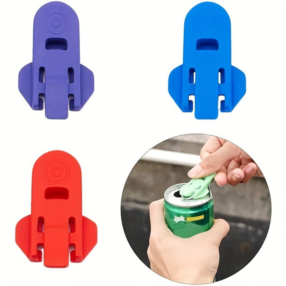2 Piece Easy-to-Use Can Opener Set - Ideal for BBQs, Picnics, and College Parties, Hygienic and Pest-Free Drinkware Accessories
