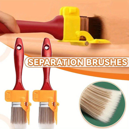 Edging Color Separation Paint Brush – Portable, Durable, Lightweight with Wooden Handle, DIY Tool for Wall & Ceiling Edge Decoration