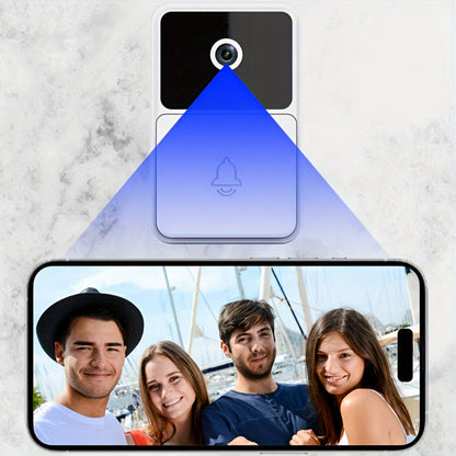 X3pro Wireless Video Doorbell with Camera – Wide Angle Smart Visual, Rechargeable Security Doorbell with Two-Way Audio, HD Night Vision, Indoor/Outdoor Use, Ideal for Baby, Pet, and Nanny Monitoring