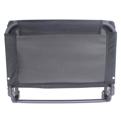 Extra Wide Stadium Seat with Hooks – Comfortable Black Seat for Sporting Events