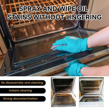 3.38oz Stovetop Oven Foam Cleaner - Grill Stain Remover, Deodorizer, and Degreaser