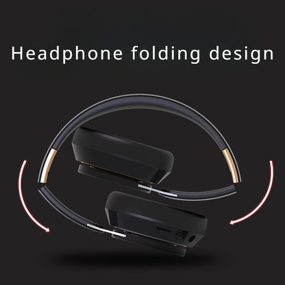 FG-07S Wireless Headphones - 5.0 Stereo Surround Sound, Closed-Back On-Ear Design with Condenser Microphone and Volume Control - Stylish Gift for All