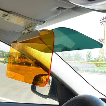 Day and Night Anti-Glare Car Sun Visor with Adjustable Extender - Compatible with Various Vehicle Models
