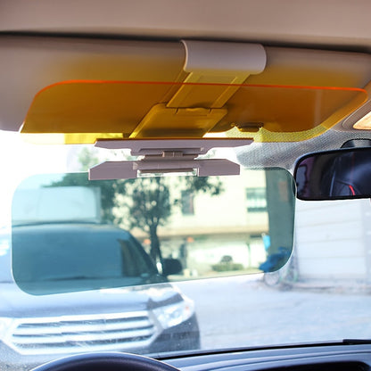 Day and Night Anti-Glare Car Sun Visor with Adjustable Extender - Compatible with Various Vehicle Models
