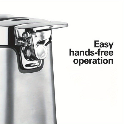 Stainless Steel Can Opener - Multi-Purpose Tool Set for Kitchen Use