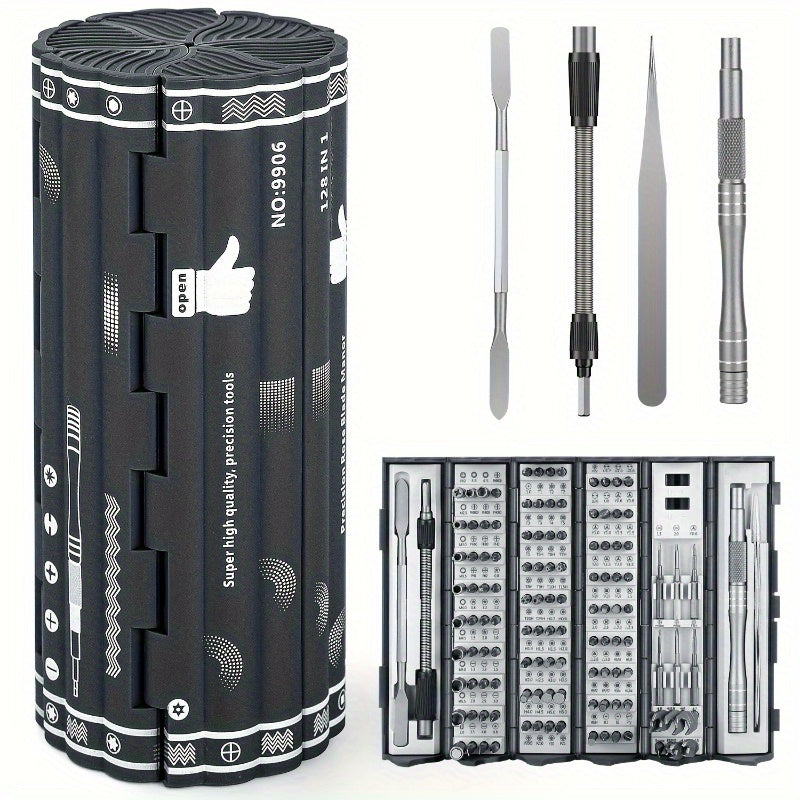 Upgraded 180-in-1 Magnetic Precision Screwdriver Set - Professional Tool Kit for PC, Laptops, Mobile Phones, Xbox, Mac, and DIY Maintenance