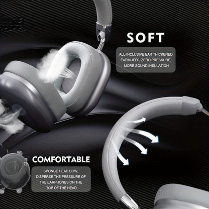 Ultra Wireless Noise Cancelling Headphones with Spatial Audio, Microphone, Fast Charging, Lightweight, Comfortable and Foldable Design