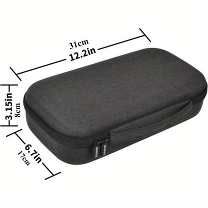 Adjustable Polarized Fashion Glasses Case - Large Capacity Travel Storage Bag for Men and Women, Compatible with Glapeame/Woodworm/CARFIA, Glasses Not Included