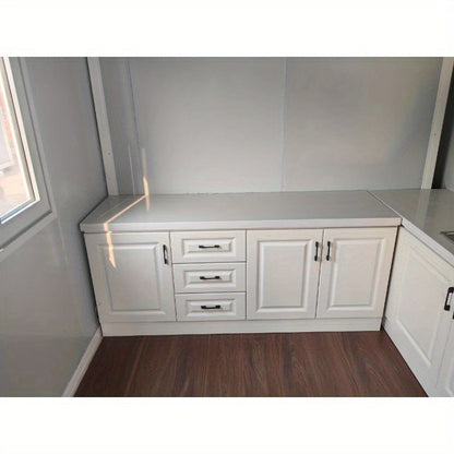 Factory Expandable 3 in 1 Foldable House - Prefabricated Home with Two Rooms and One Hall