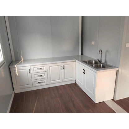Factory Expandable 3 in 1 Foldable House - Prefabricated Home with Two Rooms and One Hall