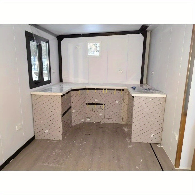 Factory Expandable 3 in 1 Foldable House - Prefabricated Home with Two Rooms and One Hall