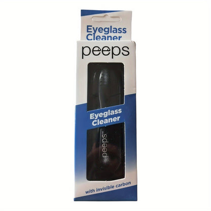 PEEPS Portable Eyeglass Cleaning Kit - Safe and Efficient with Microfiber Brush, Lens Cleaner, and Cloth, Perfect Eye Care Accessory and Gift