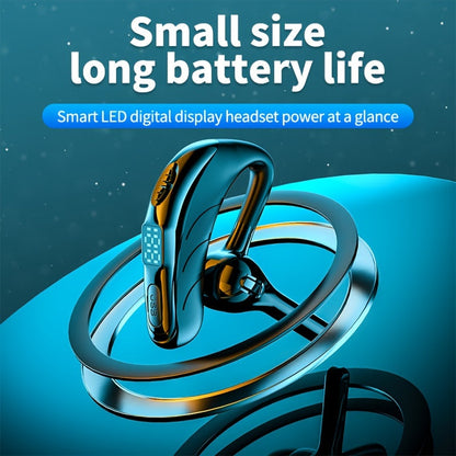 X13 Wireless Single Ear Headset with Mic - Noise Cancelling, Waterproof, Long Standby Time, Bluetooth 5.2 Handsfree Earpiece