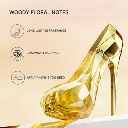 High Heel Styling Eau De Parfum Spray - Golden Natural Fragrance, Long-Lasting & Charming Perfume for Women & Girls, 30ML