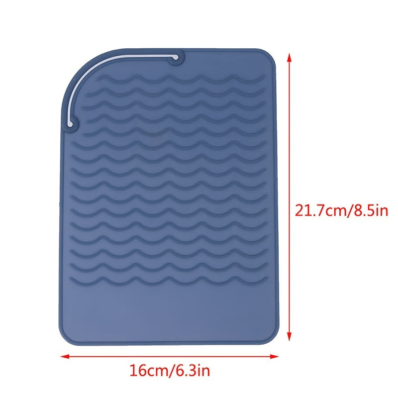 Premium Heat Resistant Silicone Styling Mat - Safeguards Surfaces, Prevents Damage, Organizes Hair Tools | Ideal for Hair Straighteners, Flat Irons, Curling Irons
