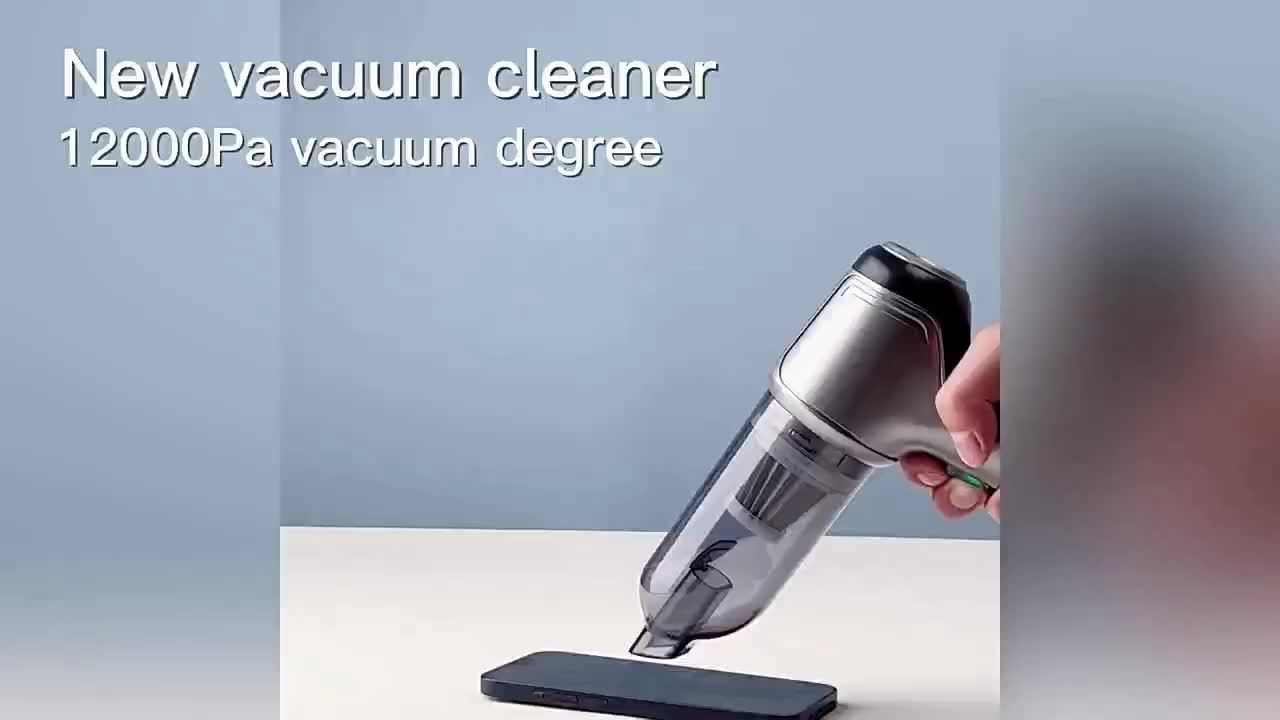 Ultra-Powerful 2-in-1 Cordless Handheld Vacuum Cleaner - High Suction, Lightweight, Portable, Rechargeable with Lithium Battery - Includes Dusting Brush and Floor Brush for Car and Home