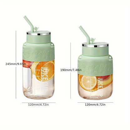 Wireless Portable Multifunctional Electric Juicer - Large Capacity Fruit Blender for Home | Rechargeable, Easy to Clean, BPA-Free | Includes Drinking Straw and Juice Cup