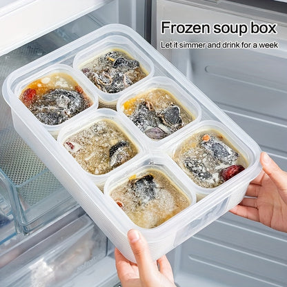 7pcs Freezer-Safe Food Storage Containers Set with Lids – Leakproof, BPA-Free PP Plastic, Stackable for Meat, Fruits and Vegetables, Kitchen Essentials