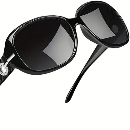 Polarized Women's Oval Sunglasses - Large Sun Shades for Drivers, Perfect for Summer Beach & Vacation Travel