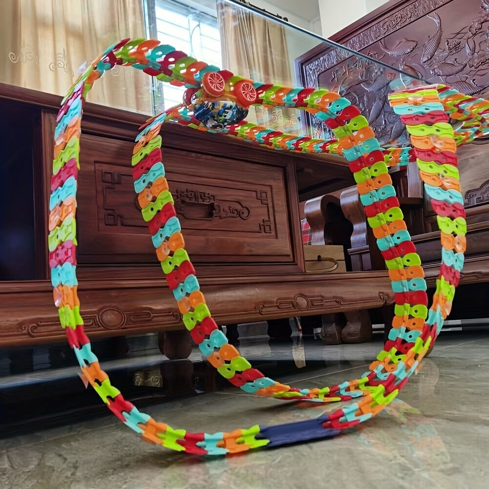 Colorful Luminous Electric Rail Car Set - Hangable Race Track Toy for Boys and Girls, Ideal for Birthdays, Christmas, Halloween (Battery Not Included)