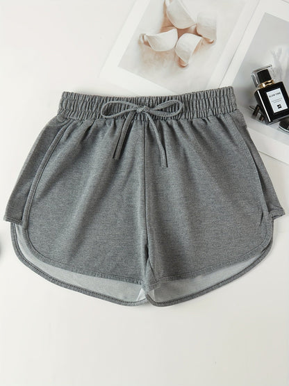 Women's Summer Lightweight Elastic Waist Athletic Shorts - Loose Casual Running and Yoga Comfort Shorts