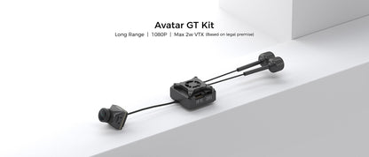 Caddx Walksnail Avatar GT FPV Kit — 1080P 100fps Dual Antenna Night Vision Drone with Starvis II Sensor, Max 2W VTX, Long Range