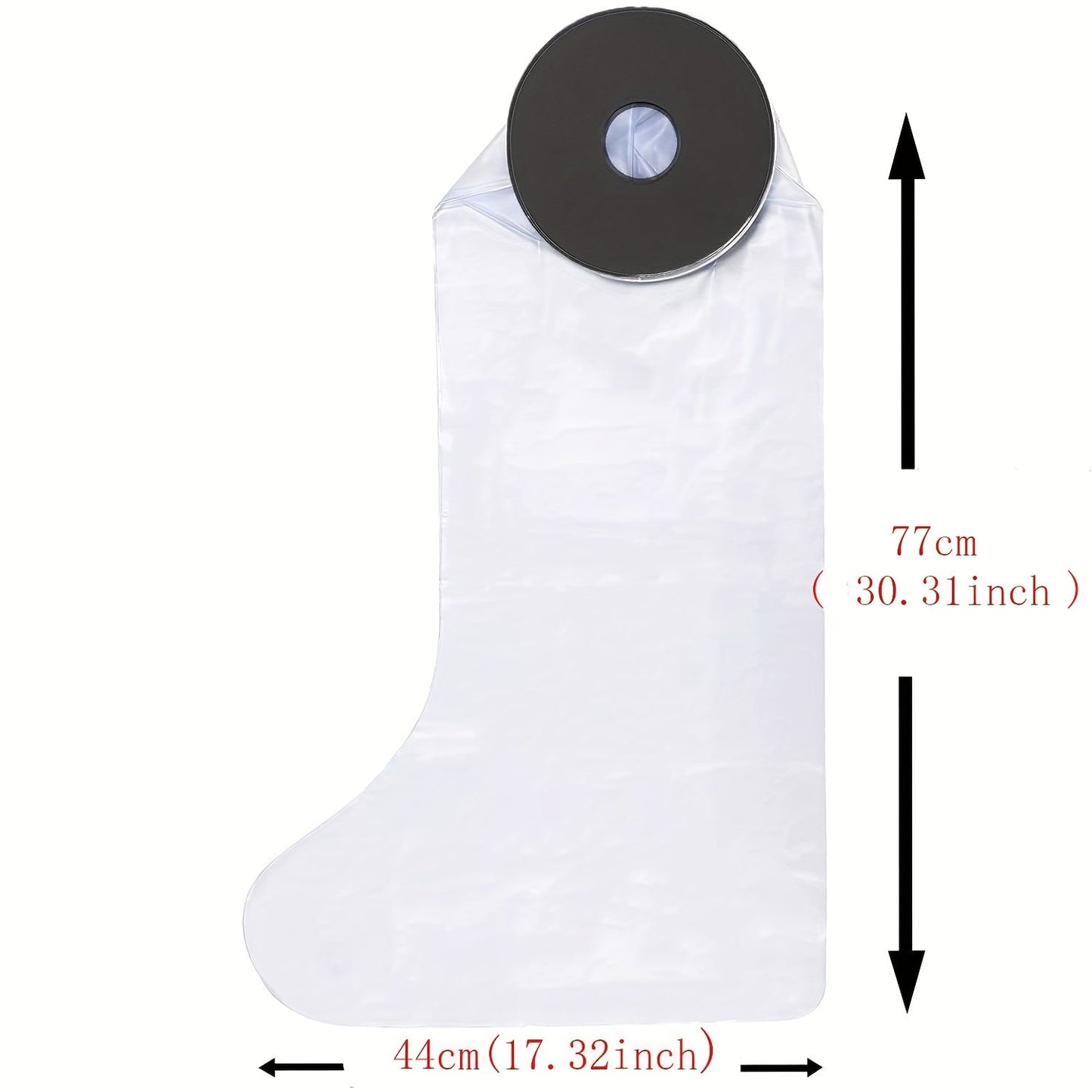 Waterproof TPU Leg Cast Protector – Reusable Shower Bandage for Broken Leg, Knee, Foot & Ankle, Durable & Flexible with Protective Ring, Formaldehyde-Free