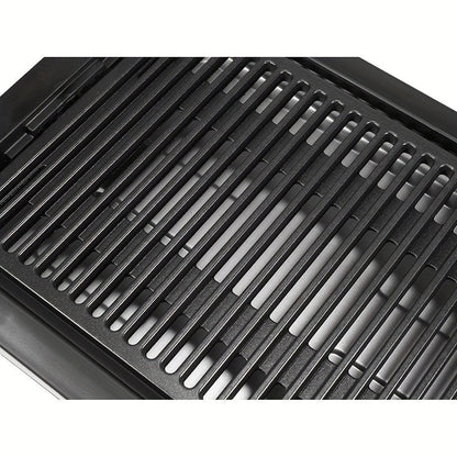 1600W Electric Teppanyaki Grill - Fast Heat Up, Non-Stick, 5-Level Temperature Control | Dishwasher Safe, Cool-Touch Handles, Tabletop Grill for Indoor/Outdoor Use, Easy Cleaning, Space-Saving Design