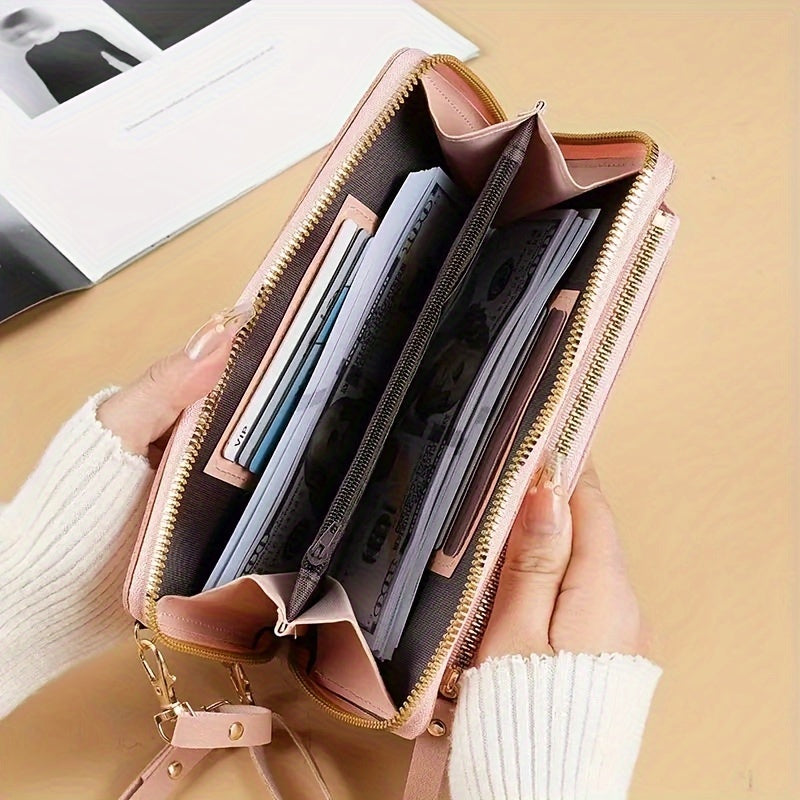 Touch Screen Mobile Phone Bag – Female Crossbody Purse, Anti-Theft Multi-Functional Shoulder Bag, Transparent Mini Bag, Ideal Gift for Christmas, Halloween, Thanksgiving