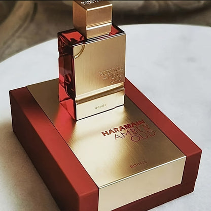 2024 New Upgraded Premium Luxury Gift Box - Amber Gold Agarwood Fragrance Spray (Ruby + Gold Version) 60ml - Light Essence for Men and Women