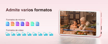80GB MP3 Player Android 9.0 - Bluetooth, WiFi, 4.0-Inch Touchscreen, Speakers, FM Radio, eBooks, Up to 512GB Capacity