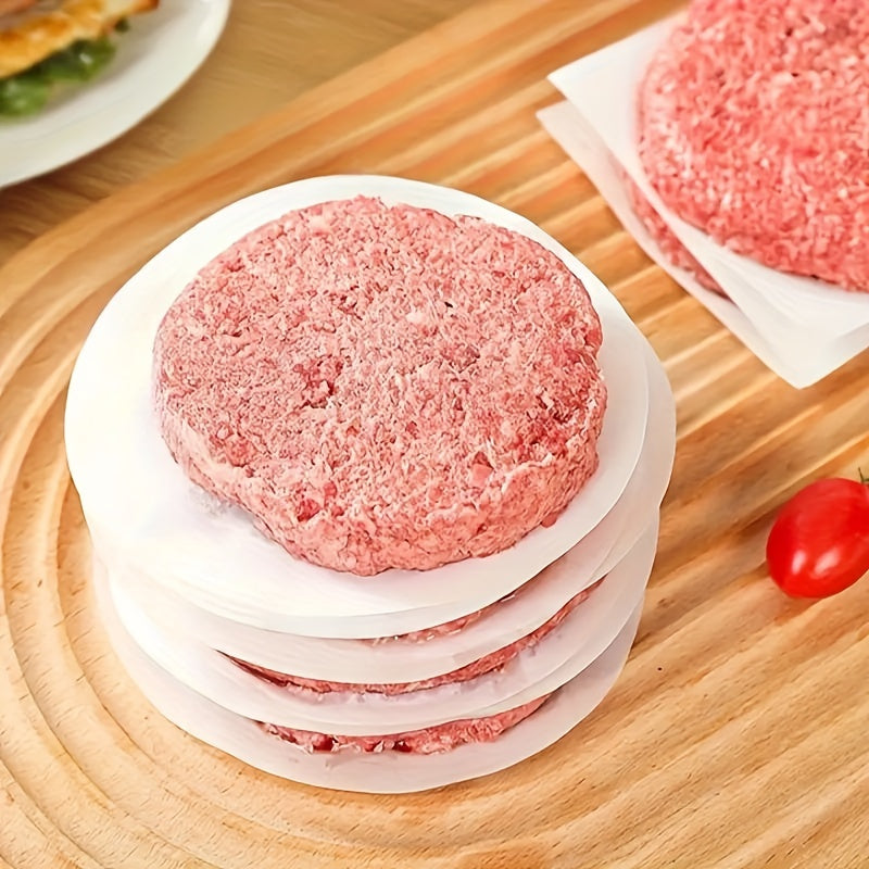 500pcs Non-Stick Hamburger Paper Sheets – Food Separators for Storing and Freezing Burgers, Cookies, Versatile Kitchen Gadgets for Home and Restaurant Use