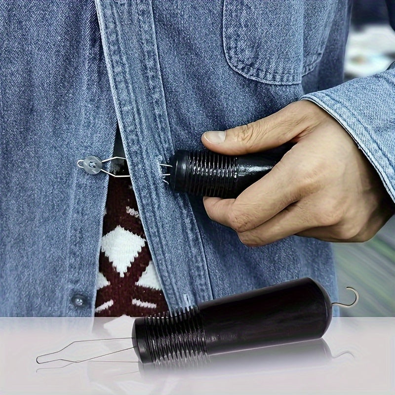 Button Hook Dressing Aid – Non-Slip Ribbed Handle for Seniors & Arthritis Patients, Ideal for Shirts, Dresses & Collars