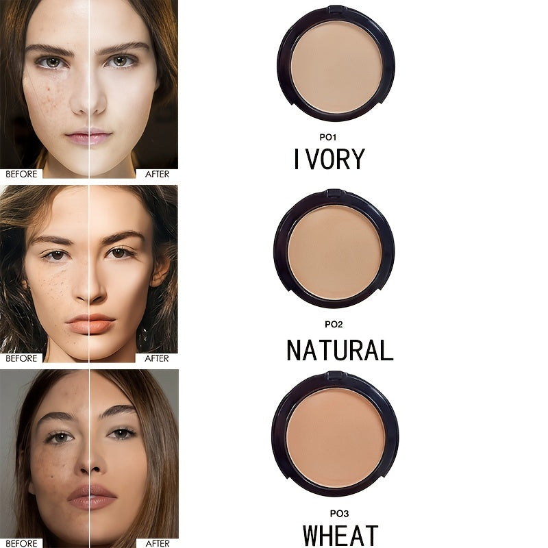 Timeless Elegance Matte Pressed Powder - Long-Lasting, Oil-Free Complexion, Buildable Coverage, Travel-Ready