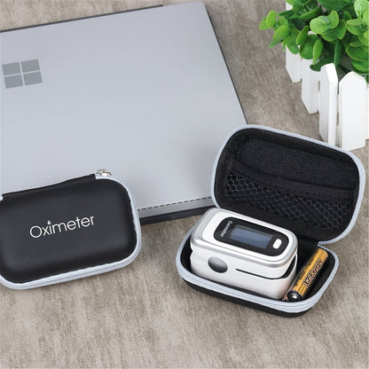Durable Fingertip Pulse Oximeter Case with Zipper - Portable Protective Carrying Bag for Blood Oxygen Monitor - Ideal for Travel and Daily Use