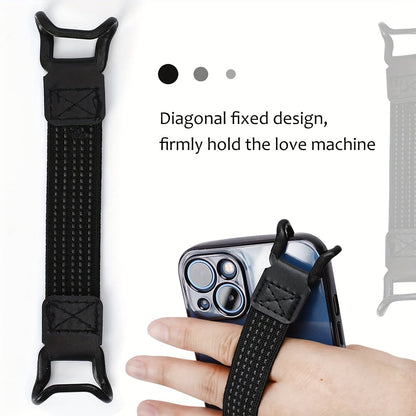 3pcs Mobile Phone Security Hand Strap Holder - Secure Grip Accessory for 5.2-7.5 Inch Smartphones