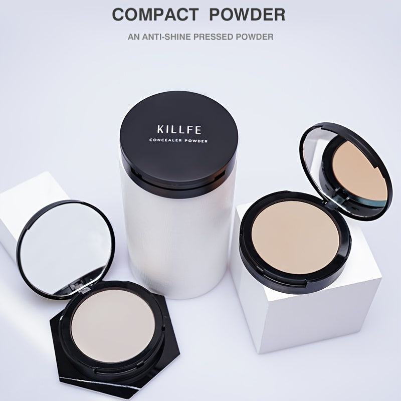 Timeless Elegance Matte Pressed Powder - Long-Lasting, Oil-Free Complexion, Buildable Coverage, Travel-Ready