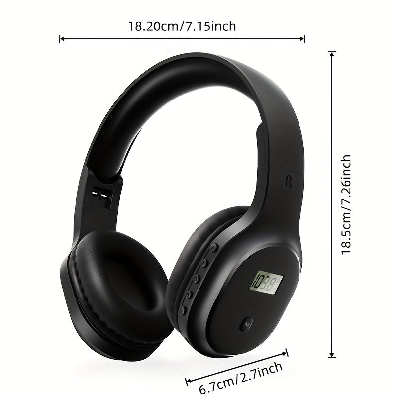 3 in 1 Multifunction Wireless Headphones - Audio Cable, Charging Cable, 650mAh Rechargeable Battery
