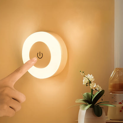 LED Touch Night Light – Dimmable Decorative Light for Bedroom, Aisle, Washroom, Living Room, Wardrobe and Cabinet (Warm/White Light)