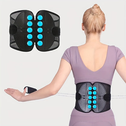 Adjustable Sports Belt – Breathable Mesh, Upgraded Double Drawstring – Unisex Waist Protection for Outdoor Sports, Hiking, Camping, Fitness, Office (1pc)