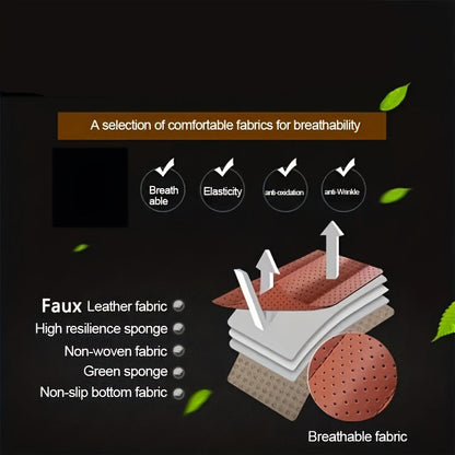 Comfort-Enhanced PU Leather Car Seat Cover – Non-Slip, Durable Protector for All Vehicles