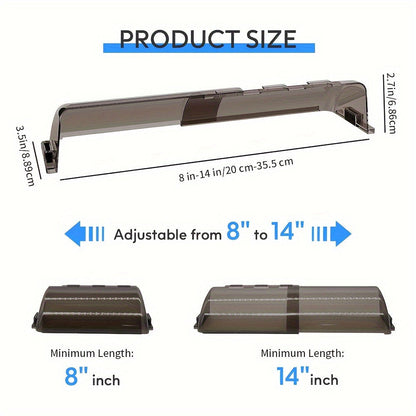 Adjustable Magnetic Air Vent Deflector - Fits 8" to 14" Vents, Improves AC Efficiency, Premium Floor Register Covers