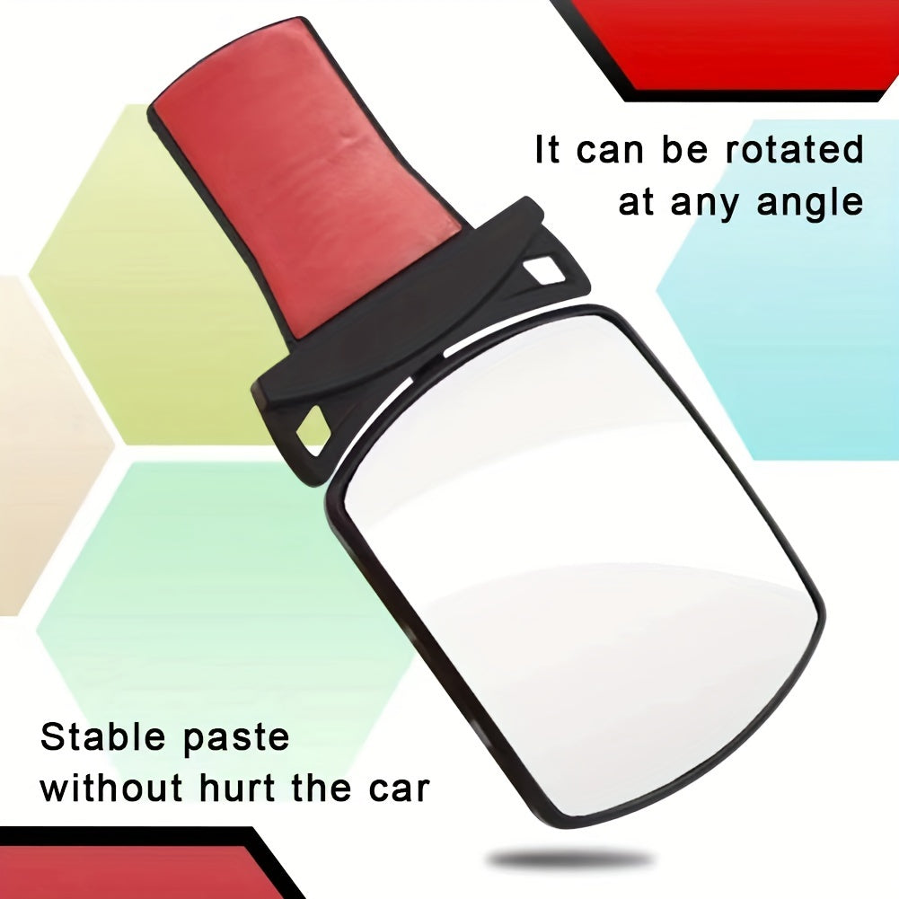 Car Interior Rearview Mirror – Safety Rear Seat Observation and Auxiliary Mirror – Essential Car Accessory
