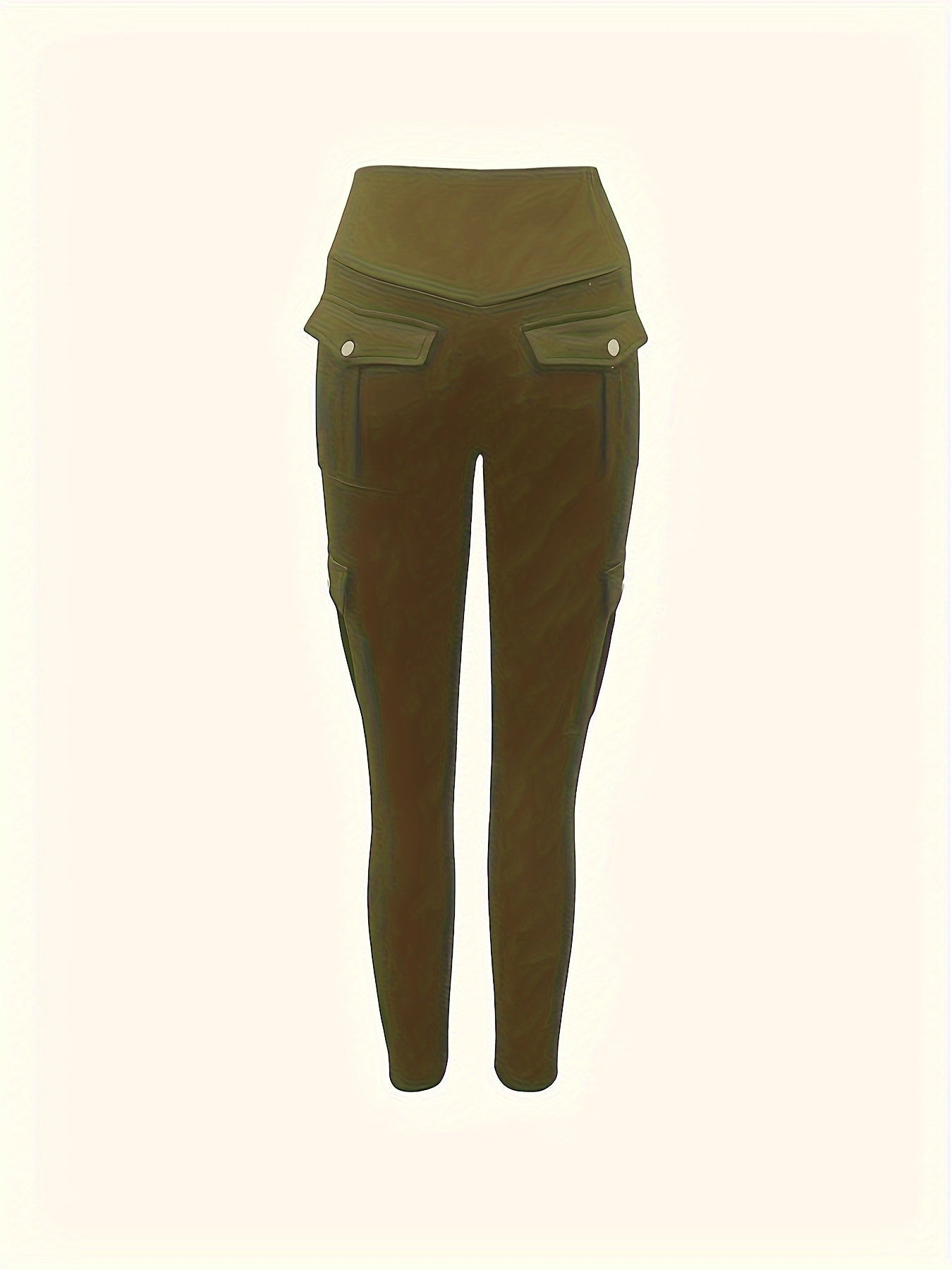 High-Waisted Butt Lifting Yoga Leggings - Women's Fall & Winter Activewear with Pockets, Moisture-Wicking, Four-Way Stretch, Breathable - Solid Color, Perfect for Fitness, Running, Outdoor Activities