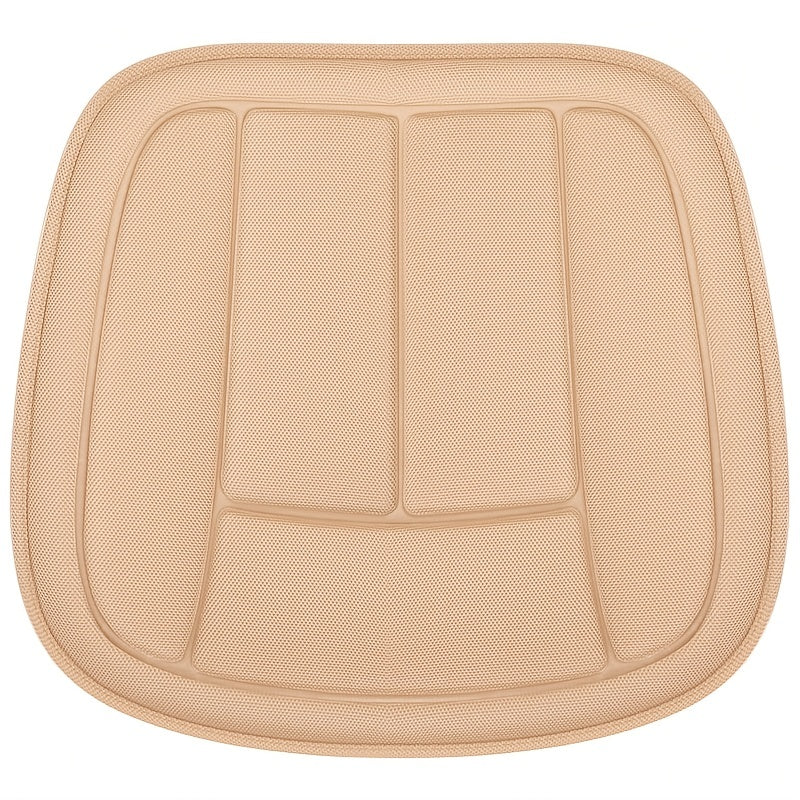 All-Season Universal Car Seat Cushion - Medium Soft, Non-Slip, Breathable Fabric, Portable Comfort Pad