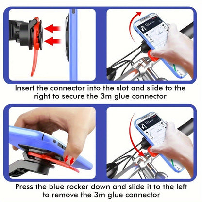Car Phone Holder Mount Stand — Suction Cup & Air Vent Bracket for iPhone, Samsung, Xiaomi Smartphones