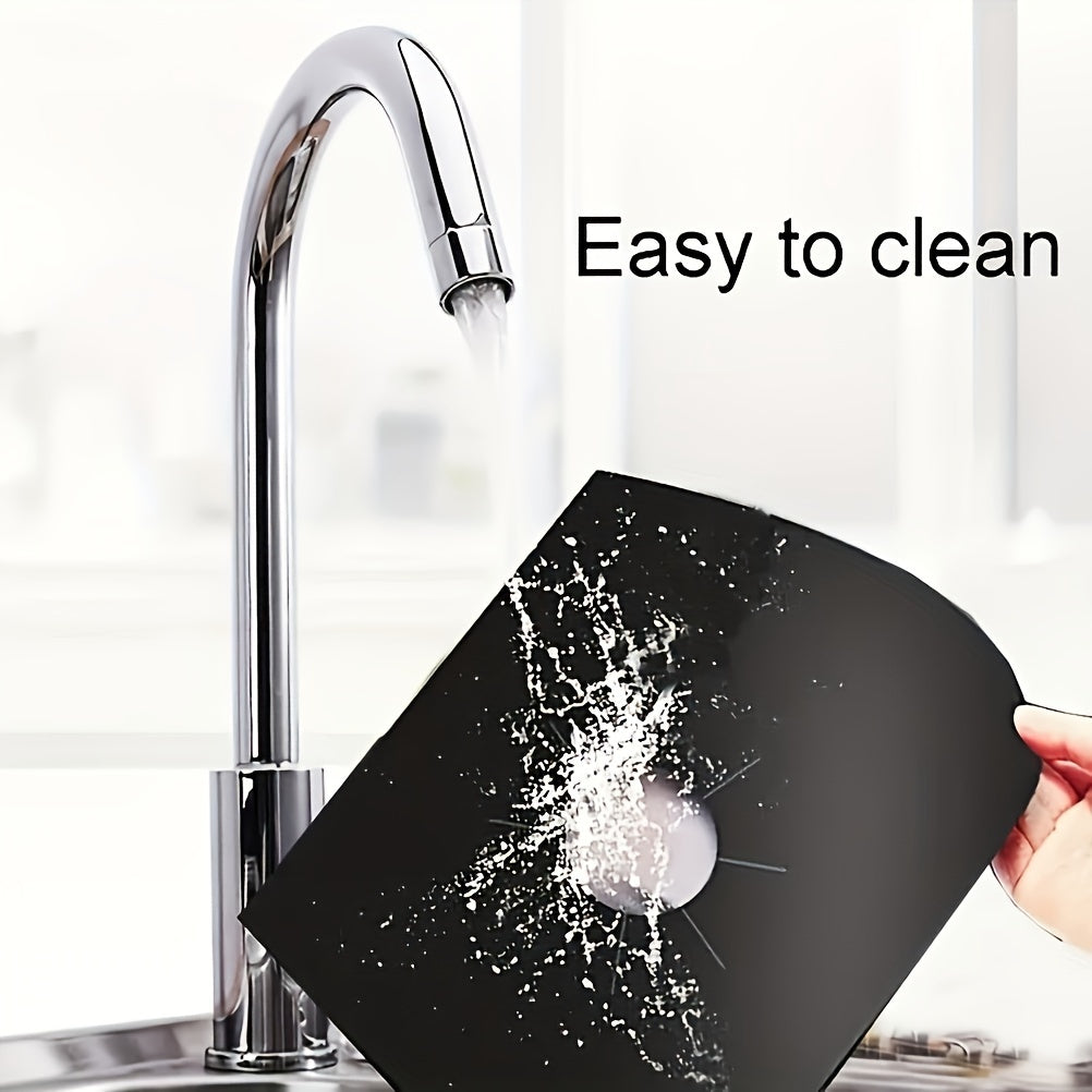 1pc/4pcs Kitchen Reusable Stove Covers - Burner Protection and Surface Protector - Easy-to-Clean Accessories for Kitchen