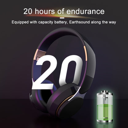 07S Wireless Over-Ear Headphones - Long Battery Life, HD Sound, Comfortable Earmuffs, Adjustable and Foldable for Sports and Commuting