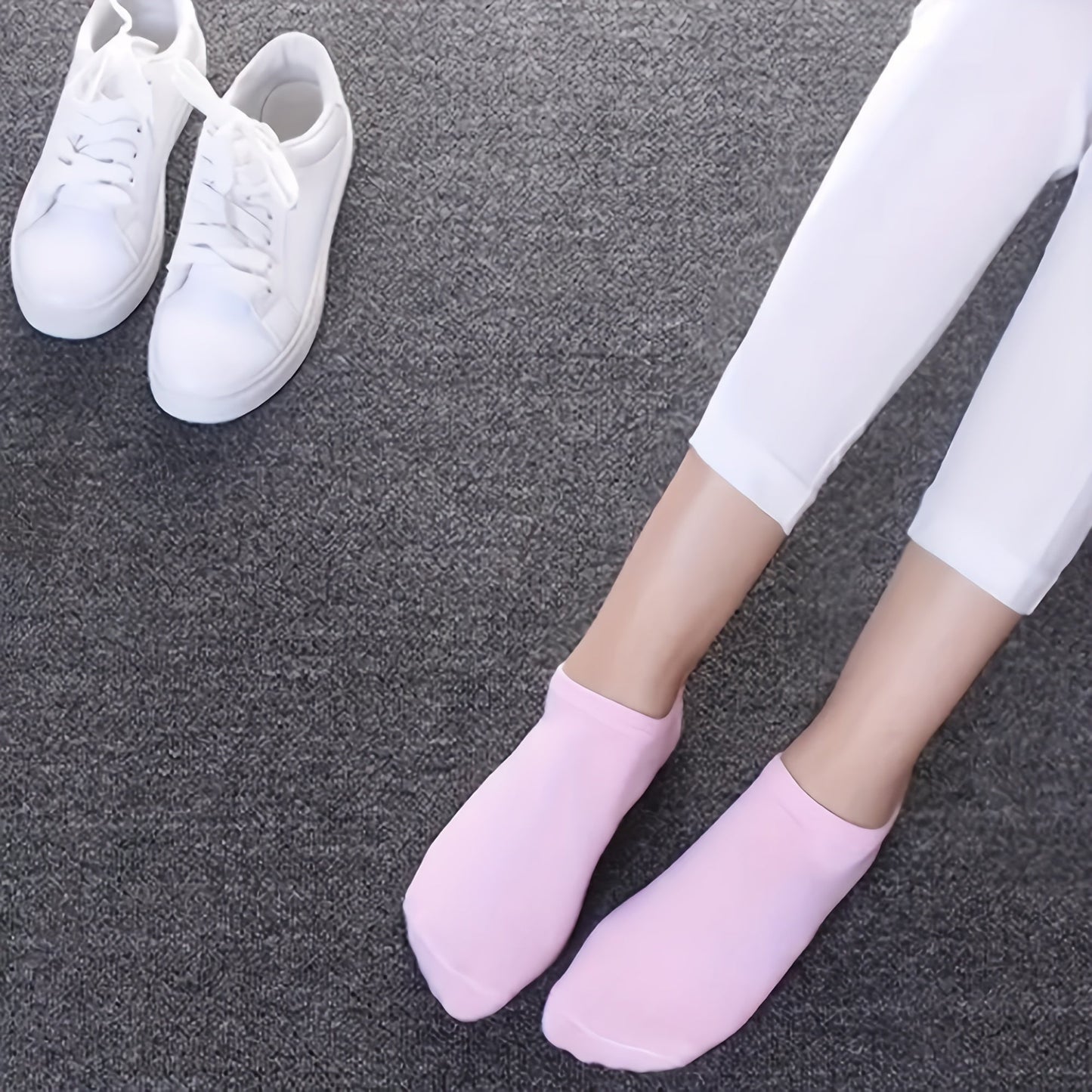 20 Pairs Candy Color Low Cut Ankle Socks for Women – Casual and Breathable Hosiery